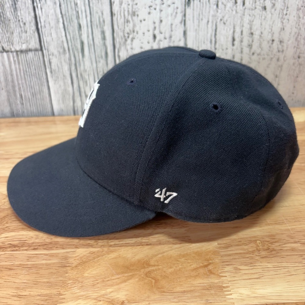 47 Brand Detroit Tigers MLB Baseball Hat Mens Navy Blue Adjustable Strapback Cap - Picture 3 of 7